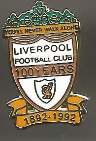 Badge Liverpool FC 100 years